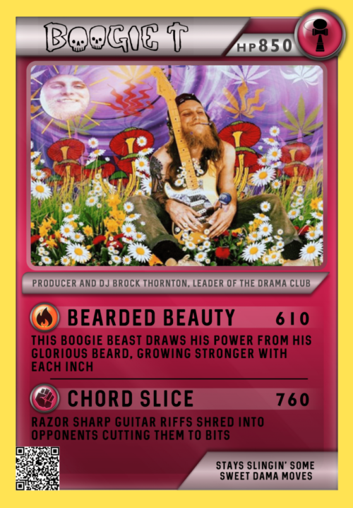 Boogie T Festicards Trading Card