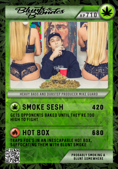 Blunts And Blondes Festicards Trading Card