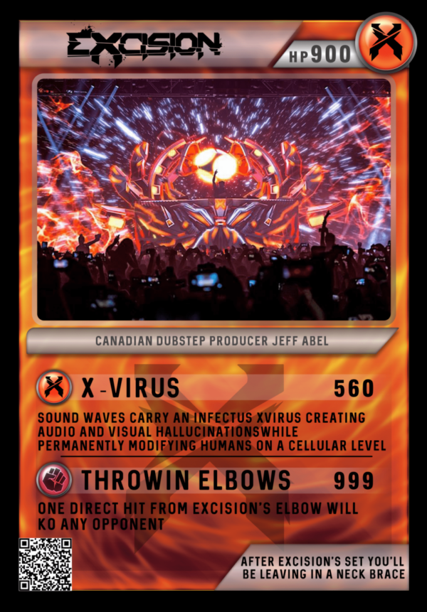 Excision Festicards Trading Card