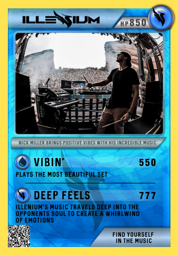 Illenium Festicards Trading Card