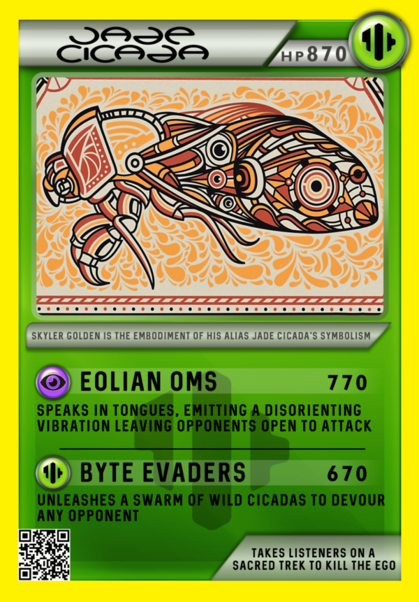 Jade Cicada Festicards Trading Card