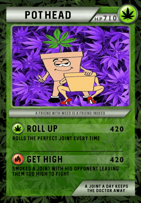 Pothead Trading Card Festicard