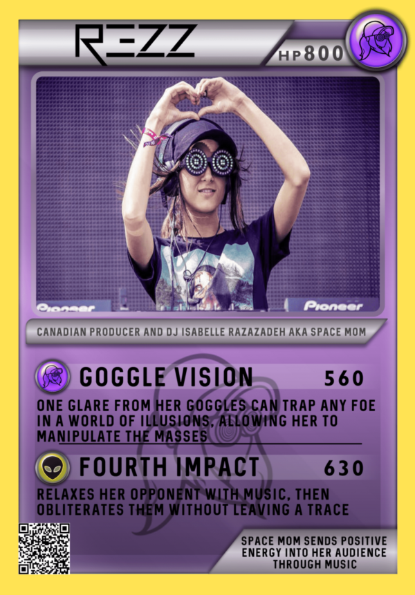 Rezz Festicards Trading Card