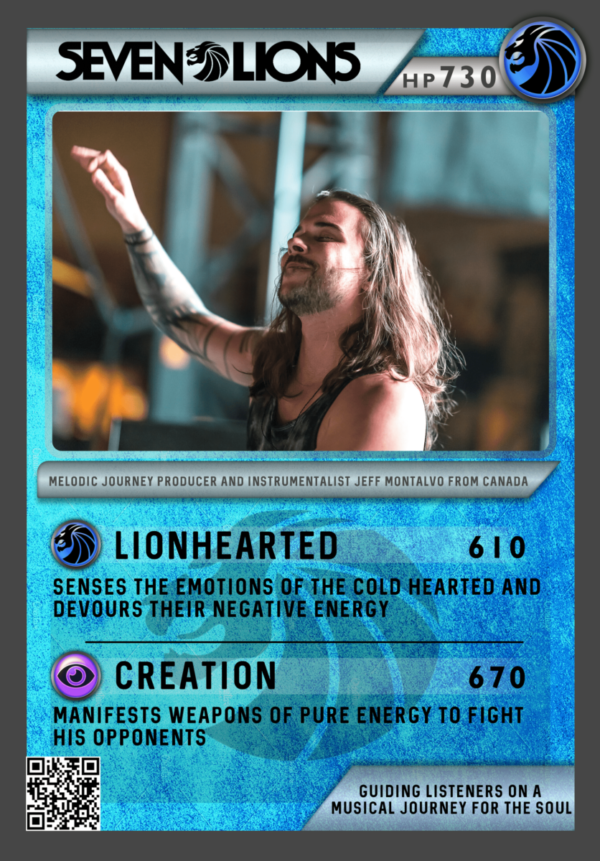 Seven Lions Trading Card Festicard