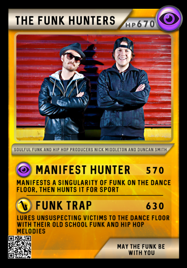 The Funk Hunters Festicards Trading Card