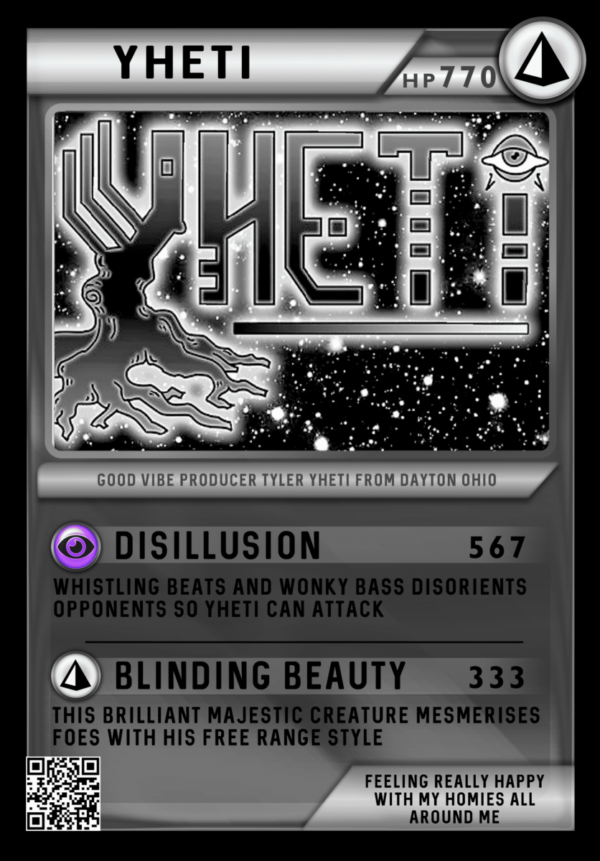 Yheti Festicards Trading Card