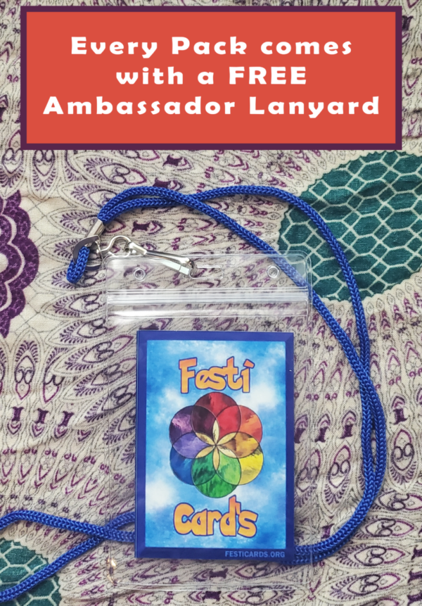 Festicards Trading Cards FREE Lanyard With Share Packs