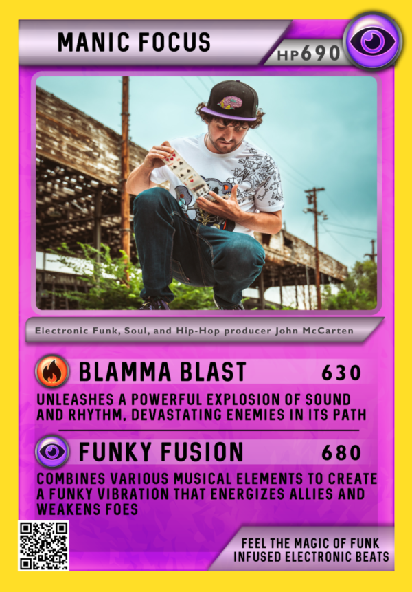 Manic Focus Festicard Trading Card