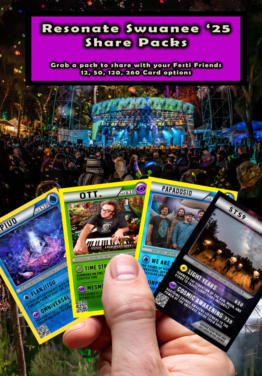 Resonate Swuanee 2025 Share Packs – FestiCards